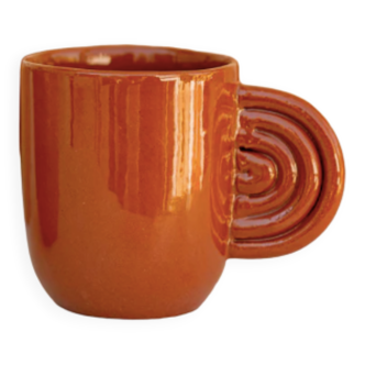 Tasse en céramique Ambre terracotta - Oustao
