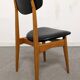 Series of 4 vintage chairs from the 50s/60s