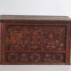 Wedding chest in pine with painted tulips – Central Europe, 1891