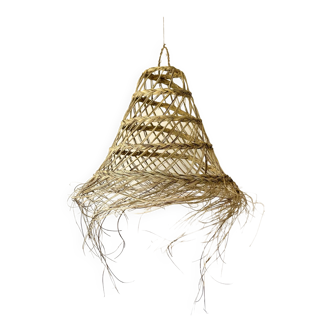 Straw pendant lamp