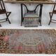 3x6 Shades Of Red & Black Handmade Wool Classic Vintage Rug, 100x179Cm