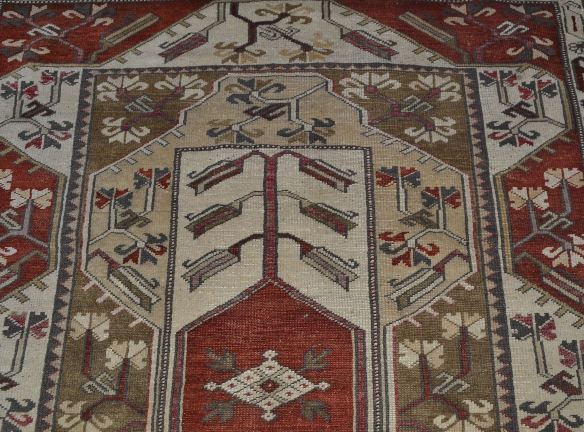 Milas carpet, 124 x 226 cm, anatolia, turkey, tied hand of time 1960