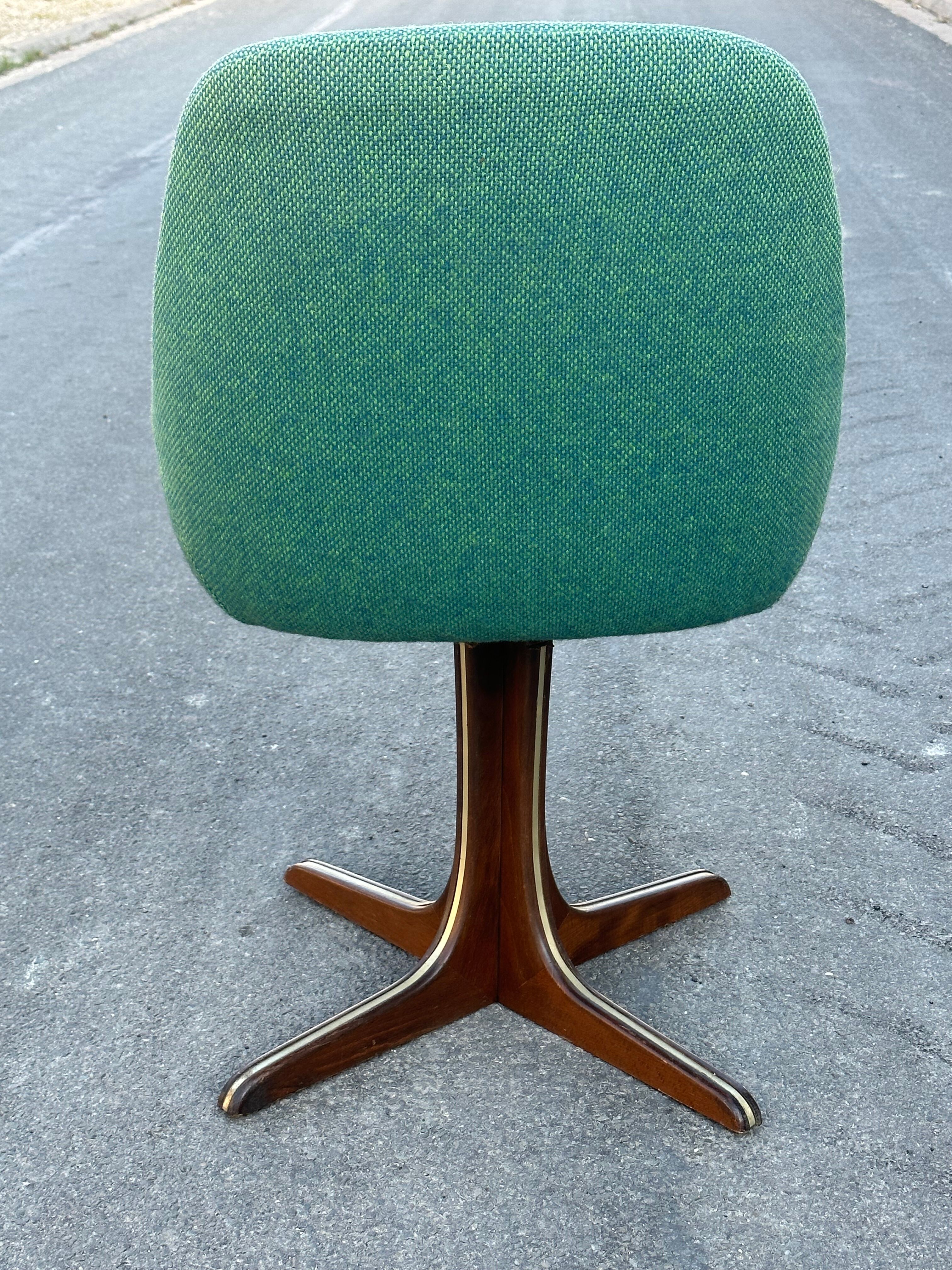 60s vintage design swivel office chair