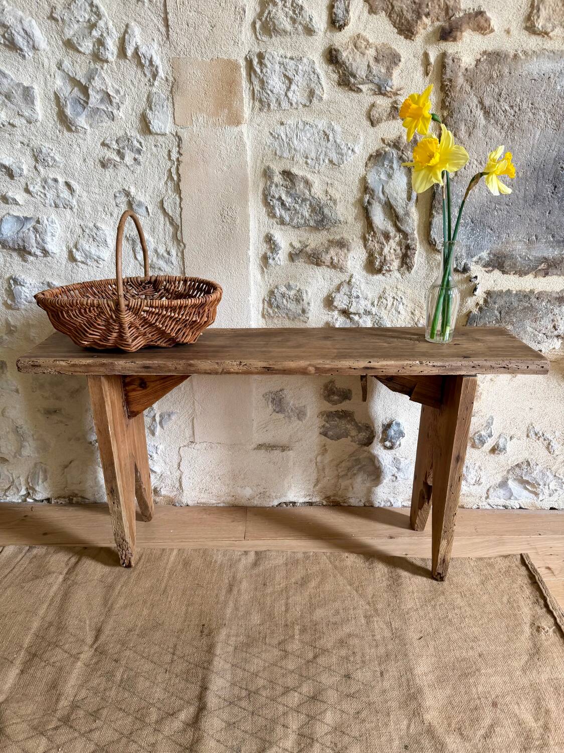 Wooden side table