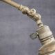 Vintage Brass And Glass Table Lamp, 1930s