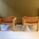 Pair of Scandinavian armchairs "Natura" by Karine Mobring.