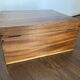Boîte de rangement vintage en bois 1900s