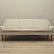 Canapé crème, design danois, années 1970, production : Danemark
