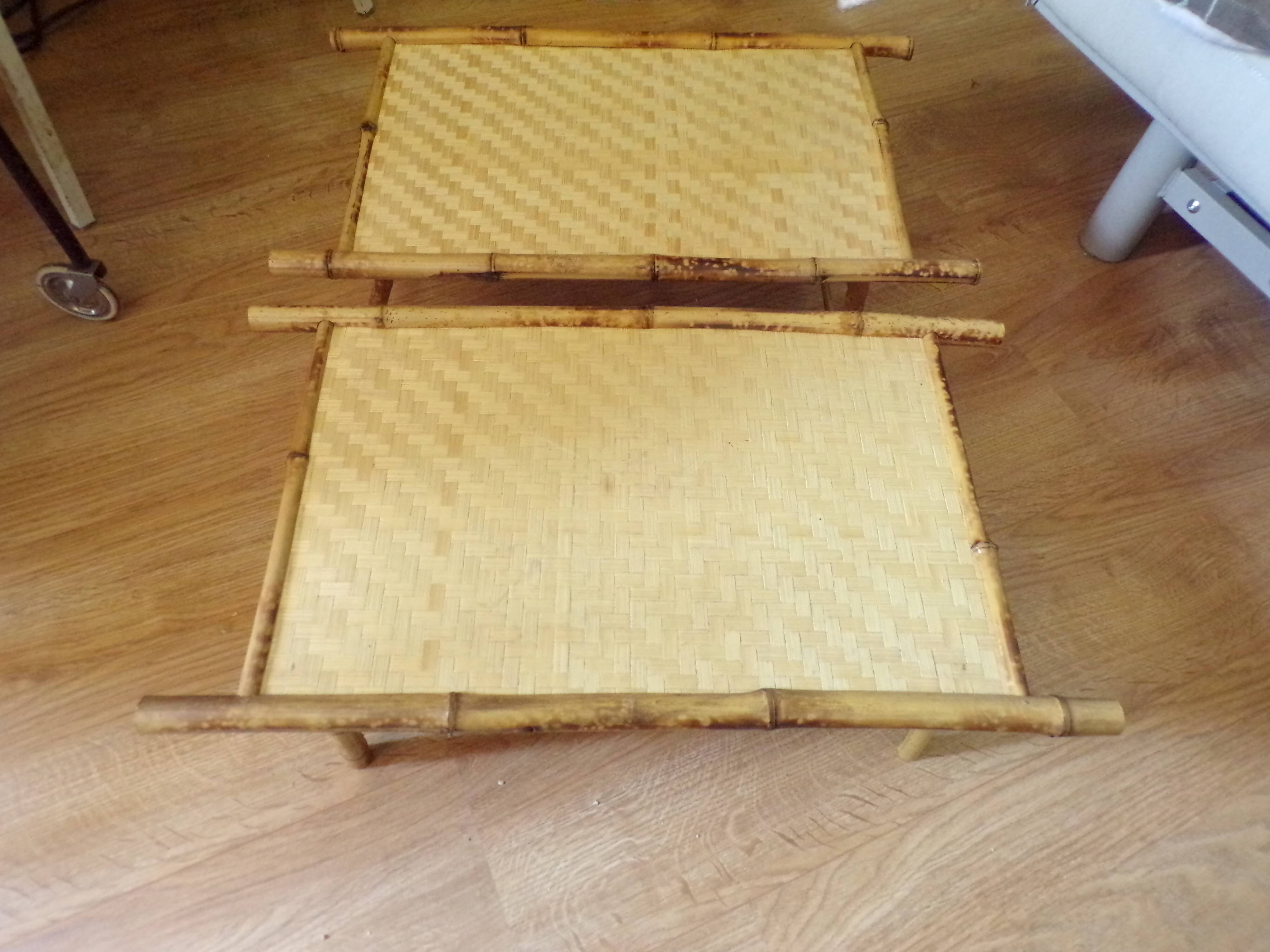 Rattan meal tray