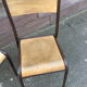 Pair of vintage Mullca school chairs