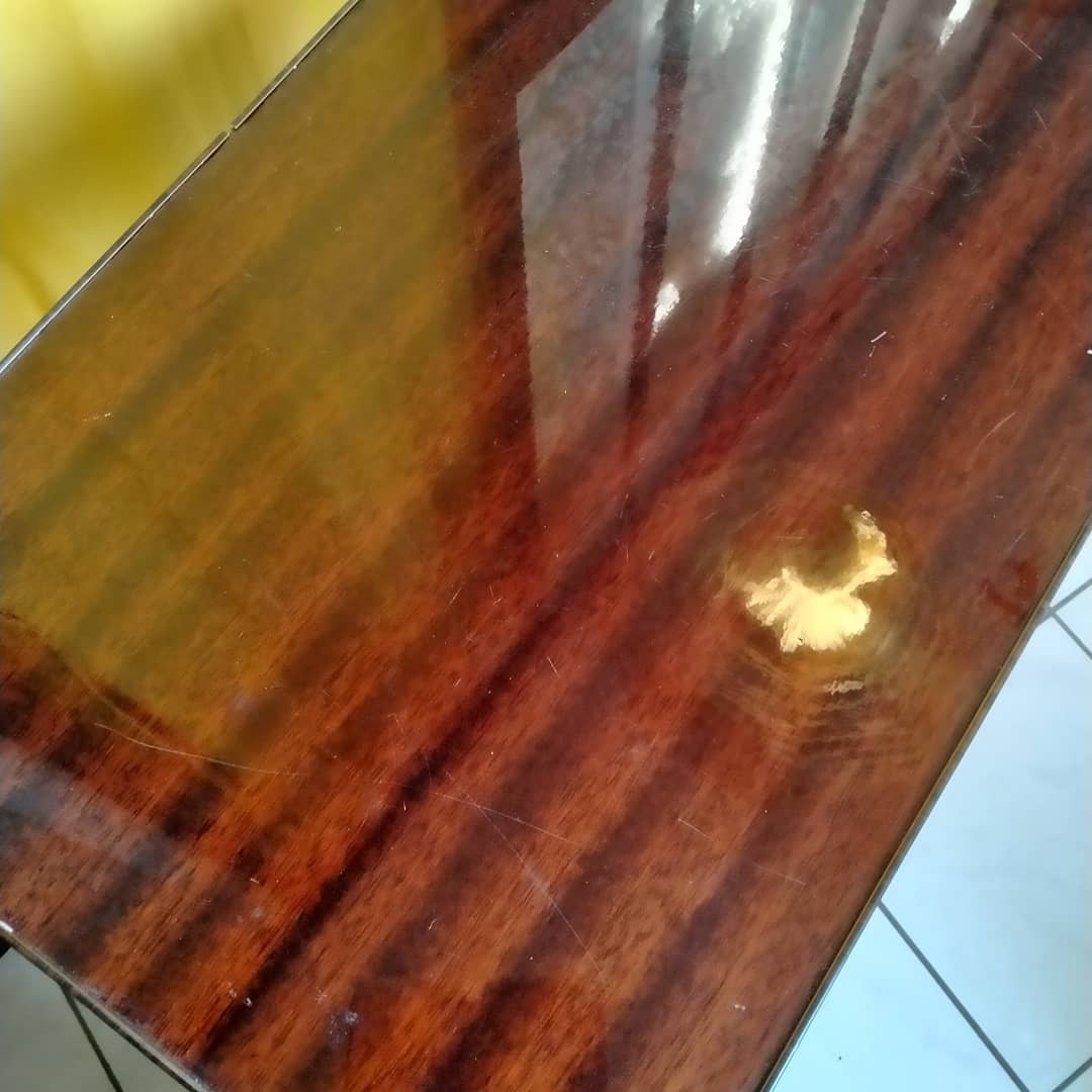 Vintage serving table