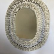 Miroir rotin