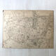 Old cardboard map of Paris - 18th Arrondissement
