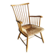 Vintage armchairs WKS design Arno Lambrecht rattan and wood 1950