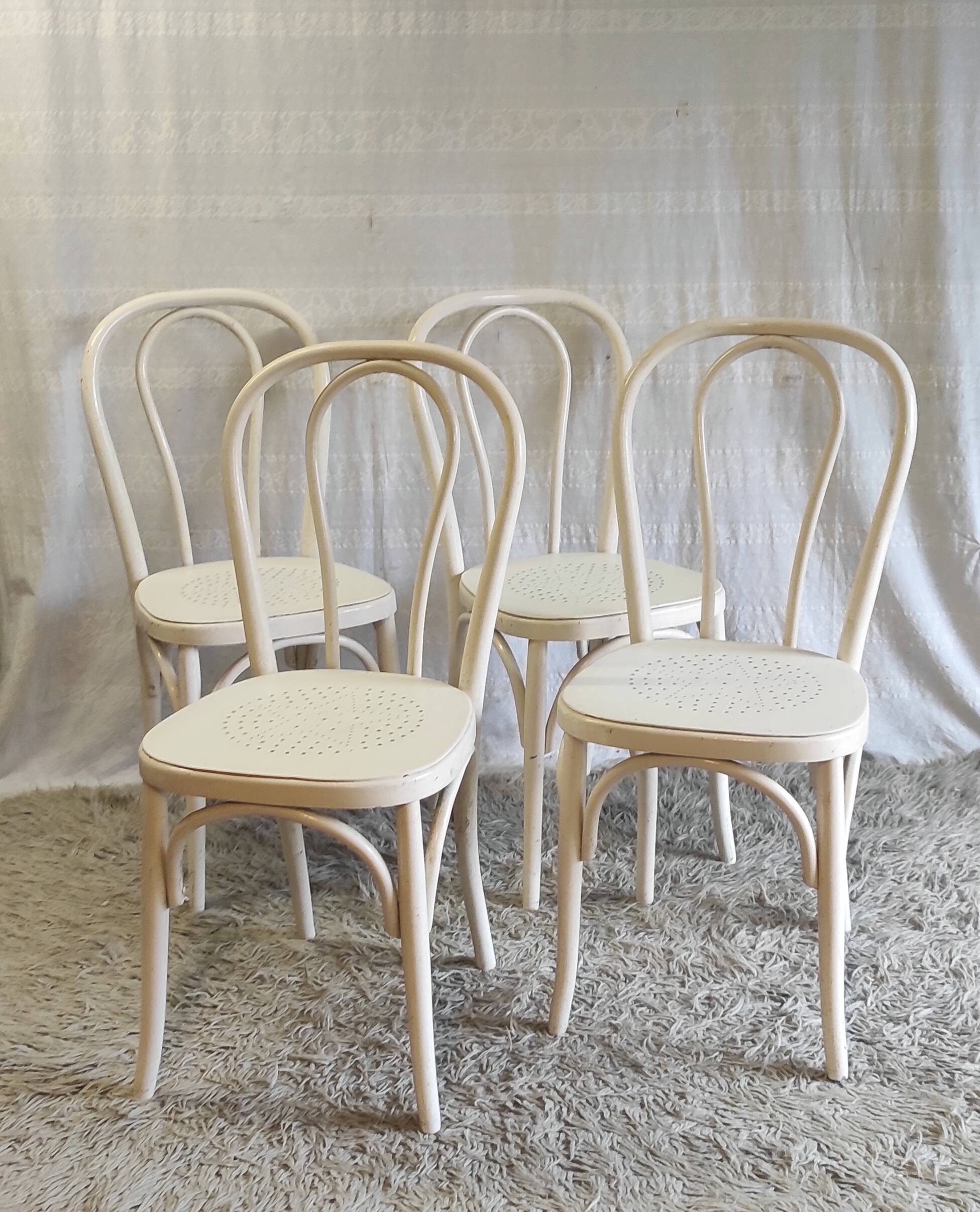 Bentwood bistro chairs - mid 20th century