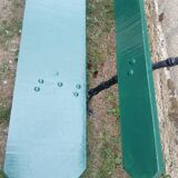 Old garden bench cast iron foot