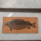 Ceramic fish dish signed R. Capron