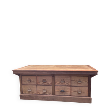 Tailor's counter with drawers