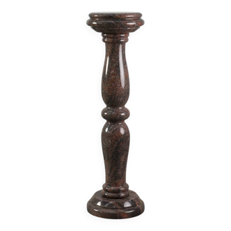 Large Mid-Century Granite Pedestal, Italy 1960s