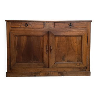 Rustic walnut sideboard