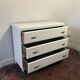 Chest of drawers 3 drawers vintage 1950 color chalk