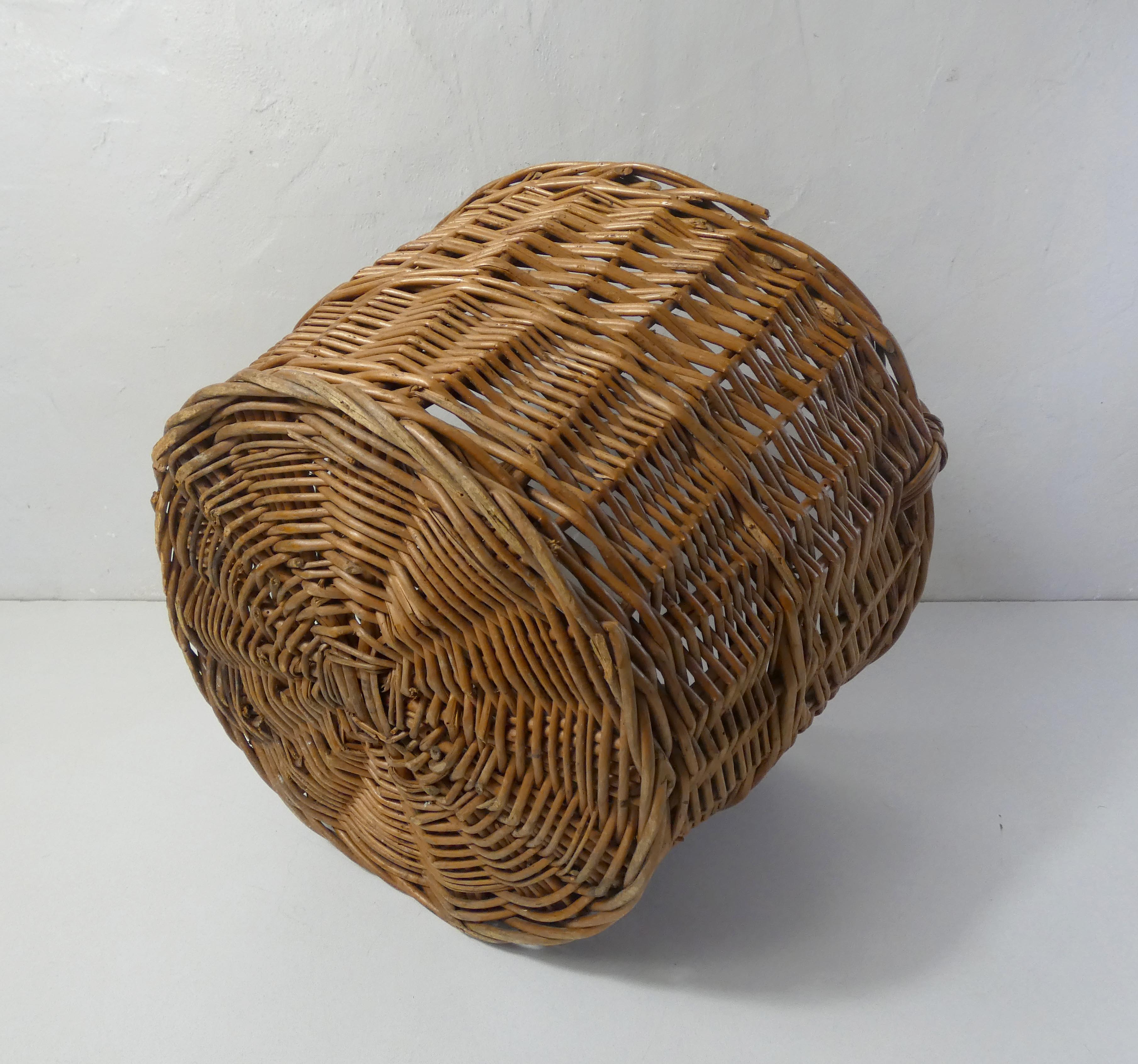 large rattan basket