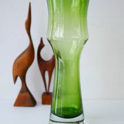 Vase en verre moderne du milieu du siècle par Bo Borgström pour Åseda