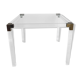 Lucite and brass coffee table by Charles Hollis Jones
