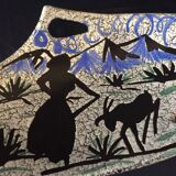 Fruit cup original vintage kitchen decor table art