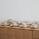 Tasse en porcelaine, design allemand, années 1940, fabriquée en Bavière