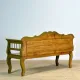 Antique pine bench, 1900s