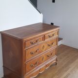 Louis XV style chest of drawers from the 50s