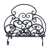 Wrought iron magazine rack
