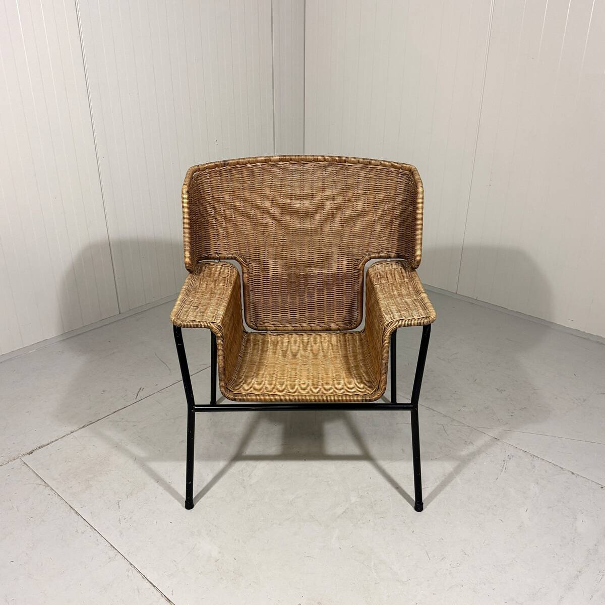 Wouter Fens rattan chair Gebr. Jonker Netherlands 1960’s