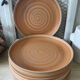 Lot de 8 assiettes plates en grès Sarreguemines