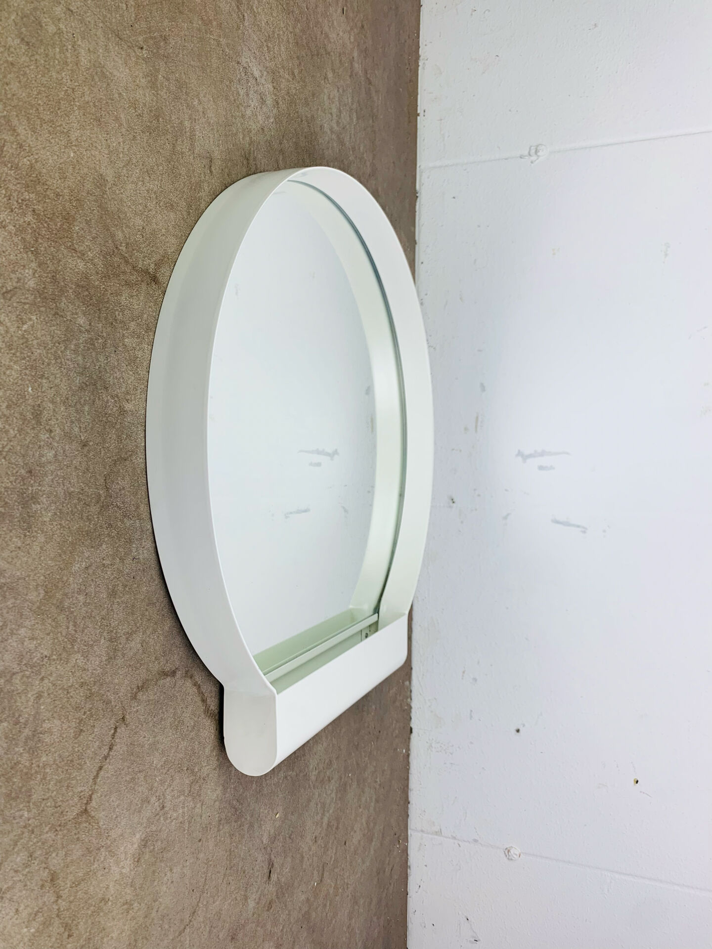 Ypperlig mirror Ikea x Hay, white metal frame