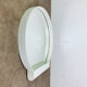 Ypperlig mirror Ikea x Hay, white metal frame