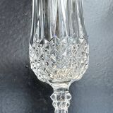 5 Cristal d'Arques champagne flutes, Lonchamp Vintage model