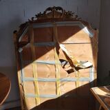 Former mirror gilded with pediment - 153 x 101 - Style Napoleon III