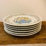 6 Limoges plates