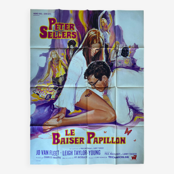 Original cinema poster The butterfly kiss Peter Sellers 1968