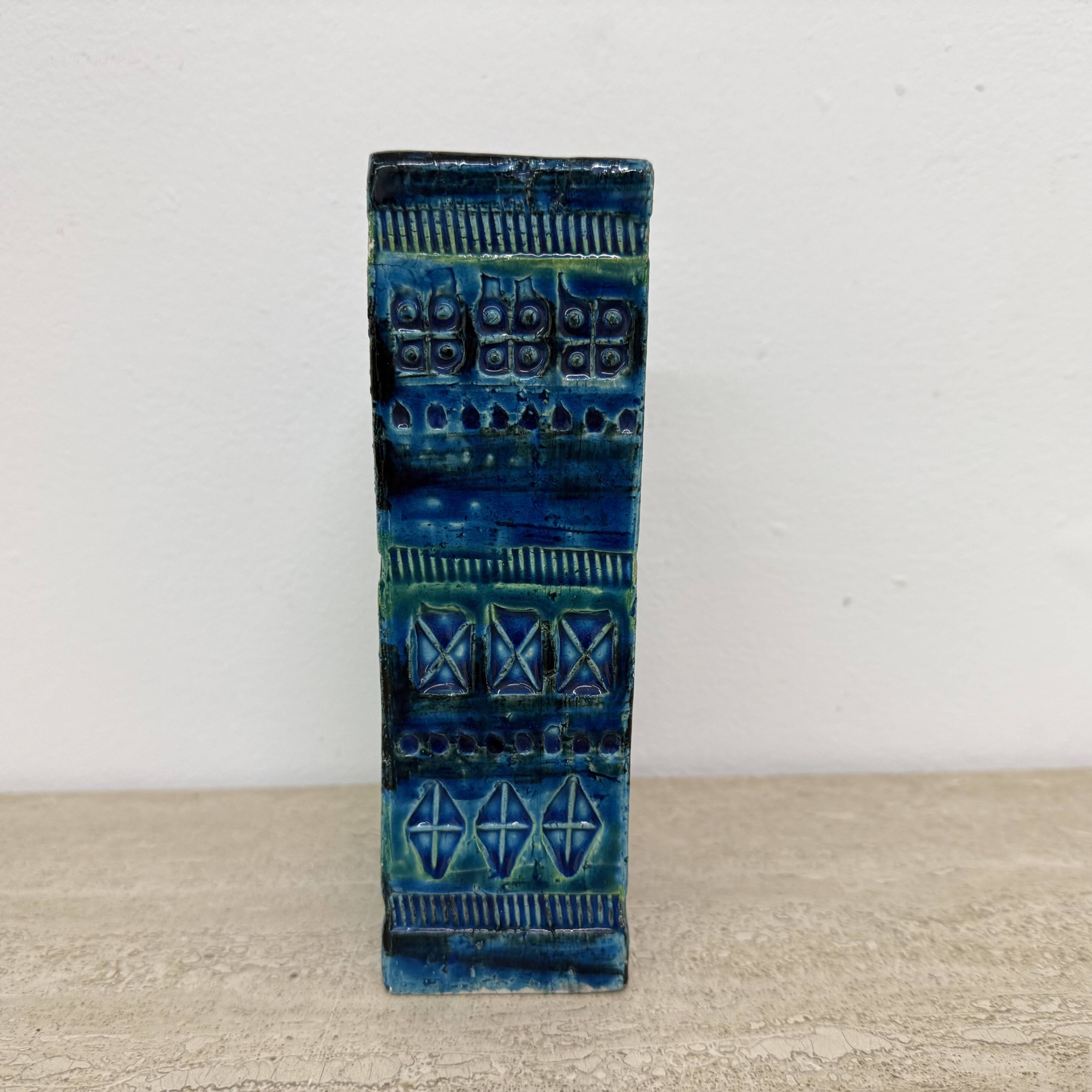 Vintage Bitossi Italian ceramic vase , 1970s