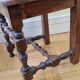 Pair of old children's chairs made of solid wood