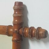 Mirror around wooden bamboo style 66x54 cm