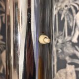 Lampadaire italien chrome 1970 vintage design