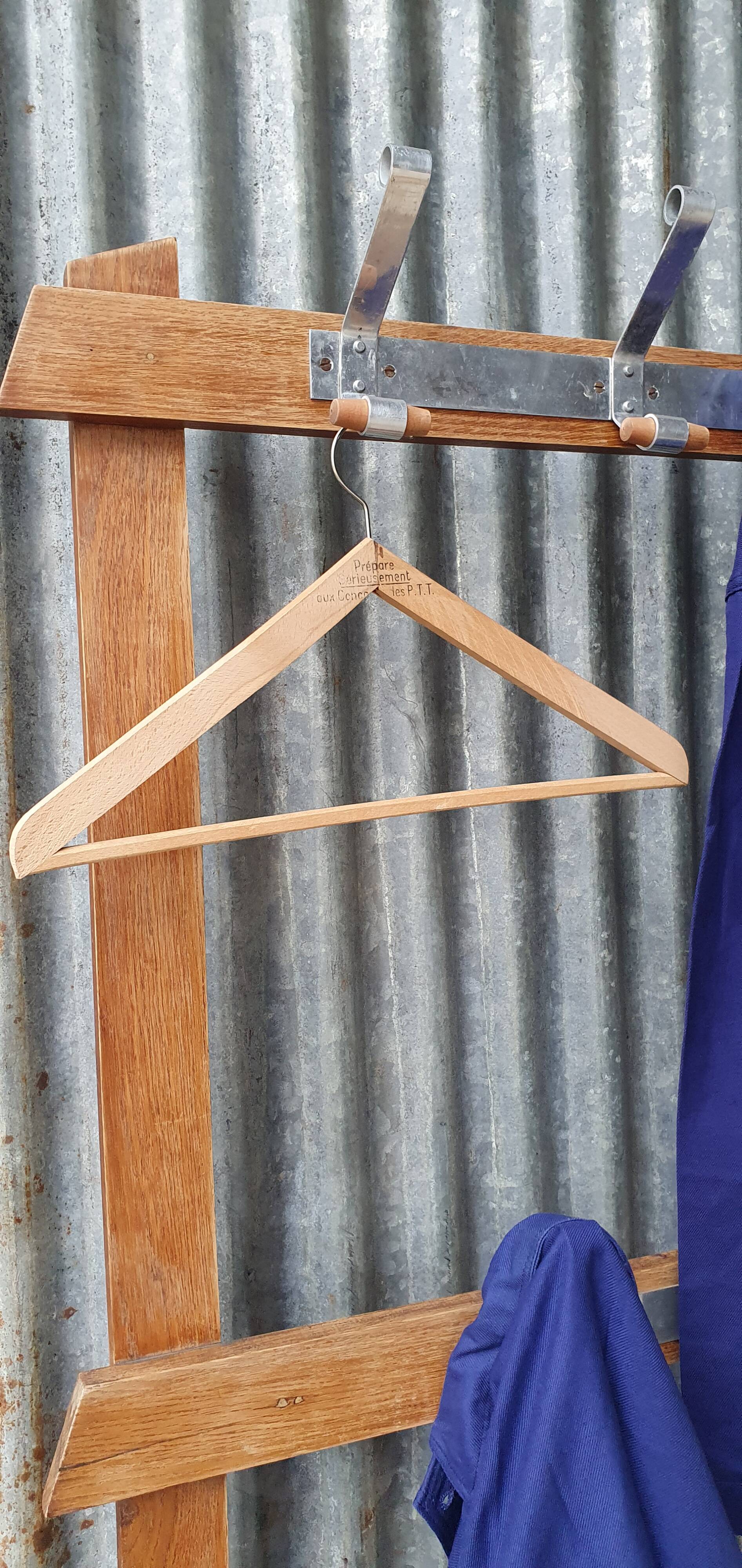 Vintage bistro wall coat rack
