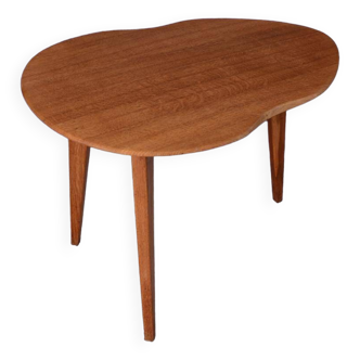 Tripod coffee table, solid oak, Steiner edition