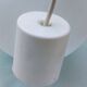 Suspension en opaline blanche