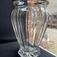 Vase in cut crystal and silver hallmark head of minerva 1st title