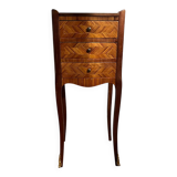 Inlaid bedside table